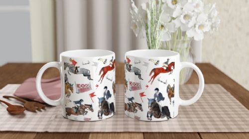 Showjumping Riders Mug